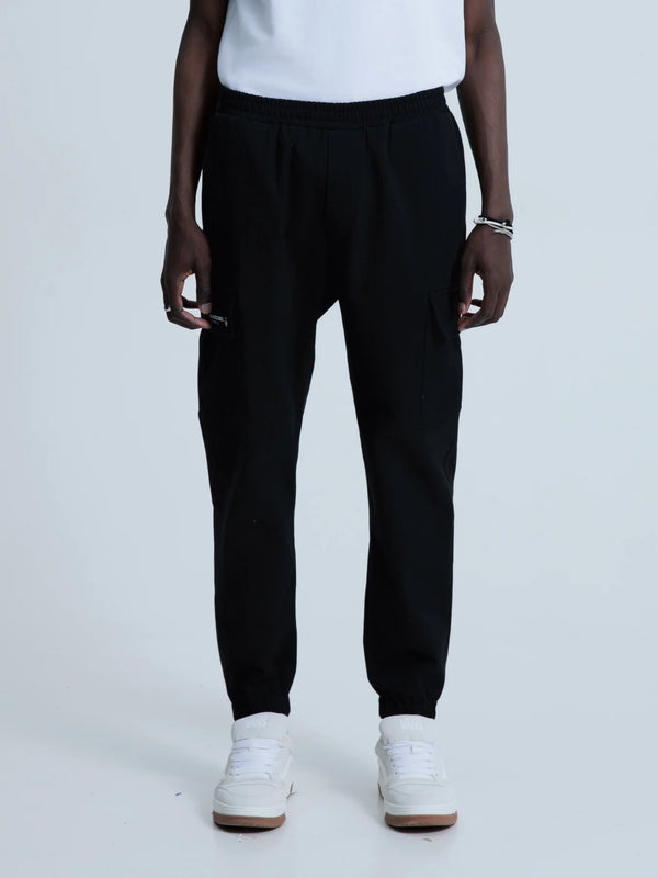 MagicBee Cargo Pocket Trousers - Black