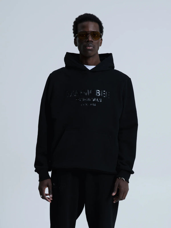 MagicBee Originals 3D Logo Hoodie - Black