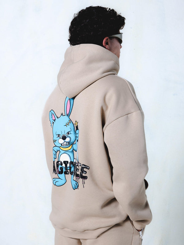 MAGICBEE BAD BUNNY HOODIE - BEIGE