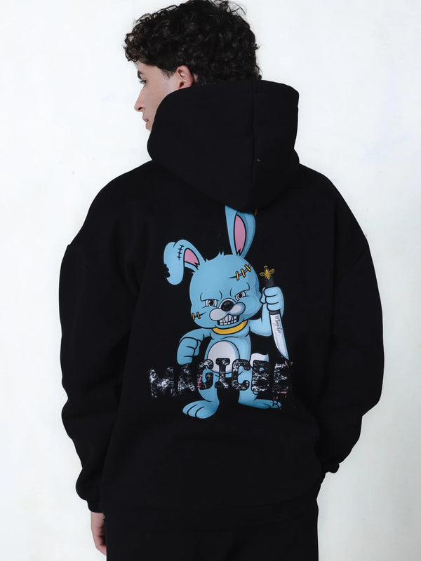 MAGICBEE BAD BUNNY HOODIE - BLACK