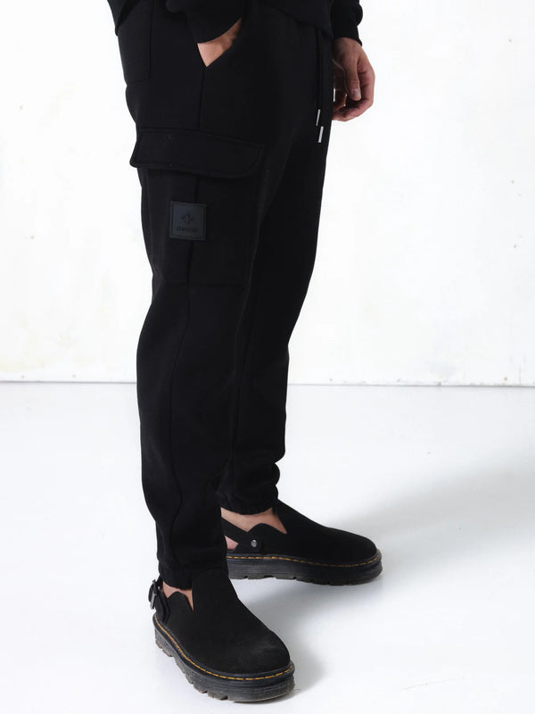 MagicBee Cargo Matt Logo Pants - Black