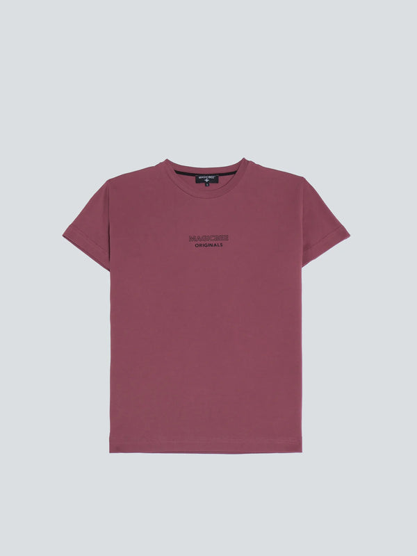 MAGICBEE ORIGINALS LOGO TEE - BURGUNDY
