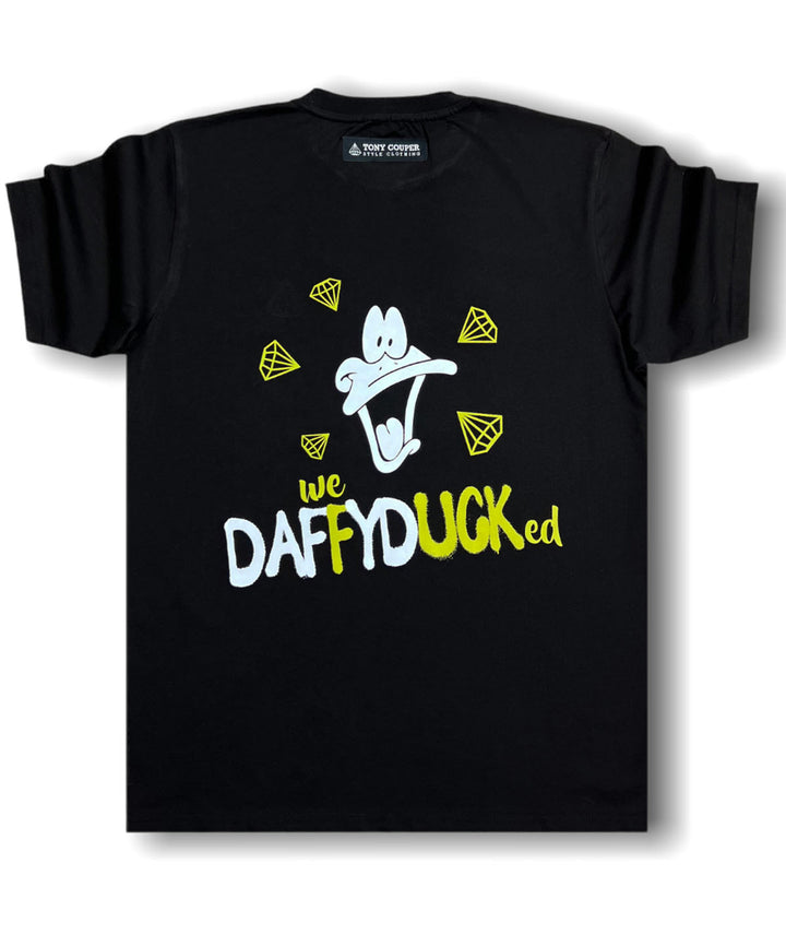 Ανδρικό T-Shirt Black Daffy “TONY COUPER” (7639172874498)