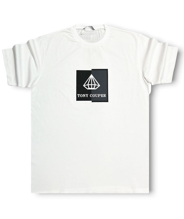 Ανδρικό T-Shirt White SQ “TONY COUPER” (7639169073410)