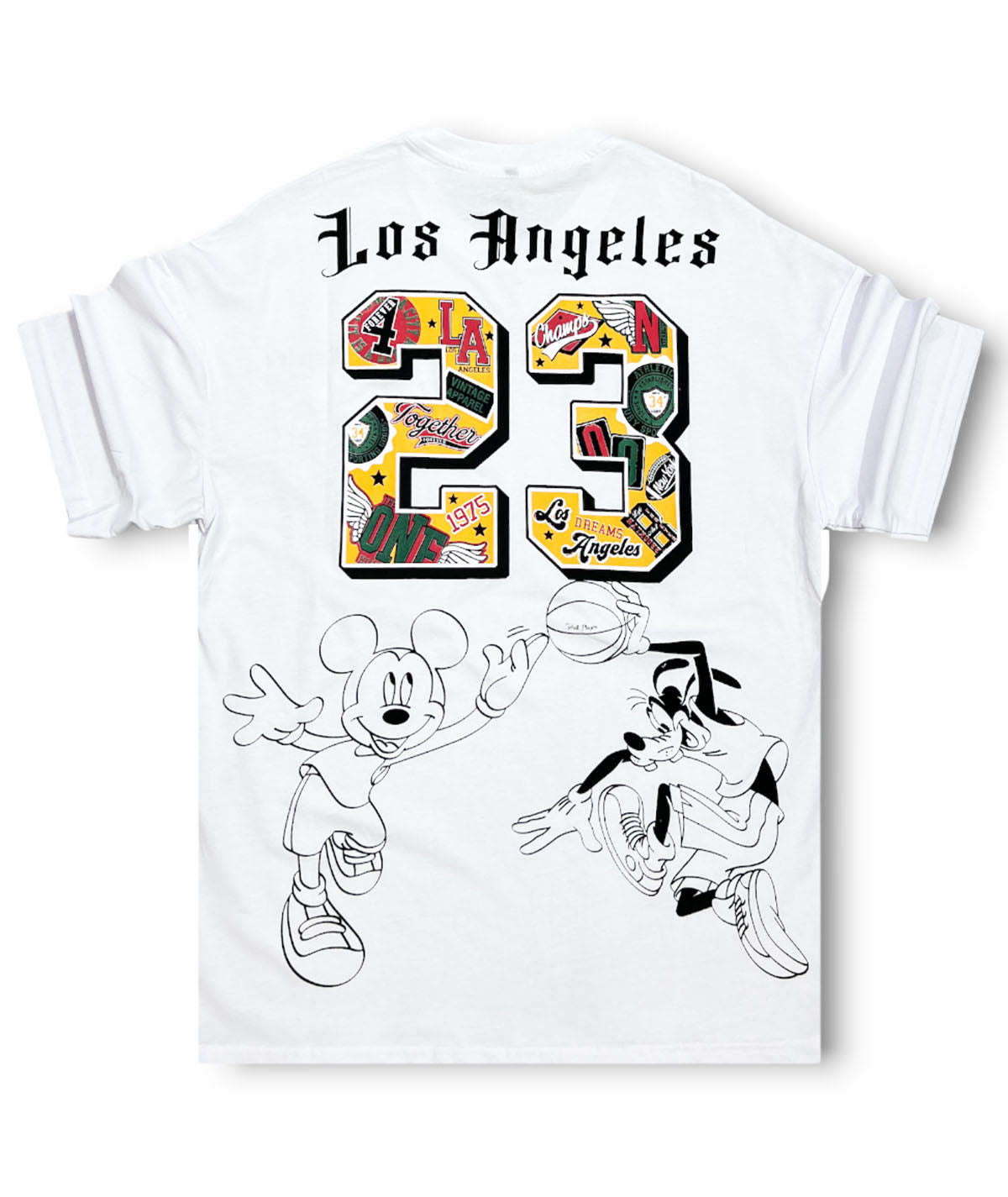 Ανδρικό T-Shirt Oversized Mickey Goofy “Montaz Collection” (7704600641794)