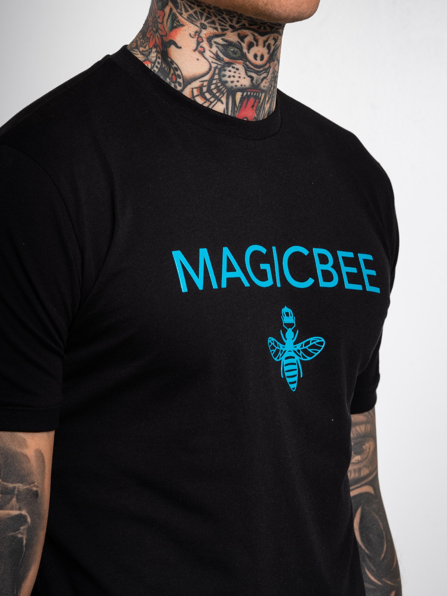 Ανδρικό t-shirt MagicBee Classic Petrol Logo Tee “MAGIC BEE” (7608230412546)