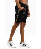 Ανδρική αθλητική βερμούδα Gold Floral Shorts "MAGIC BEE" (6627250438308)