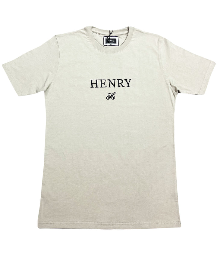 Ανδρικό t-shirt CORNSILK CENTER LOGO“HENRY” (6653804511396)