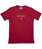 Ανδρικό t-shirt RED CENTER LOGO“HENRY” (6653797073060)