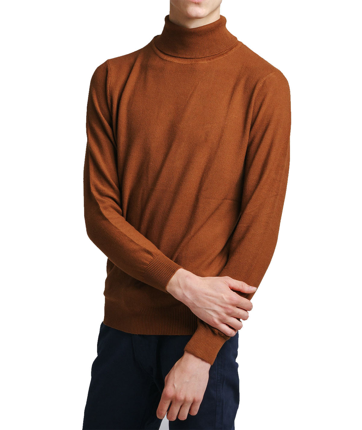 Ανδρική πλεκτή μπλούζα πικέ ζιβάγκο “HERC” (6567449624740)