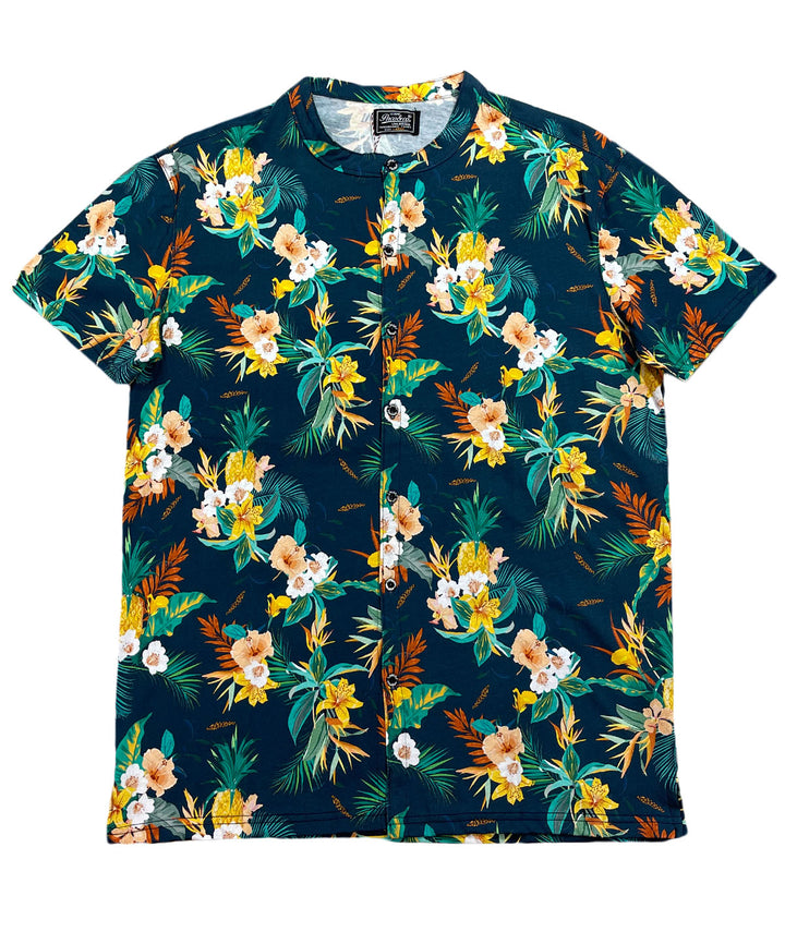 Ανδρικό κοντομάνικο πουκάμισο Floral "Montaz Collection" (6712542822564)