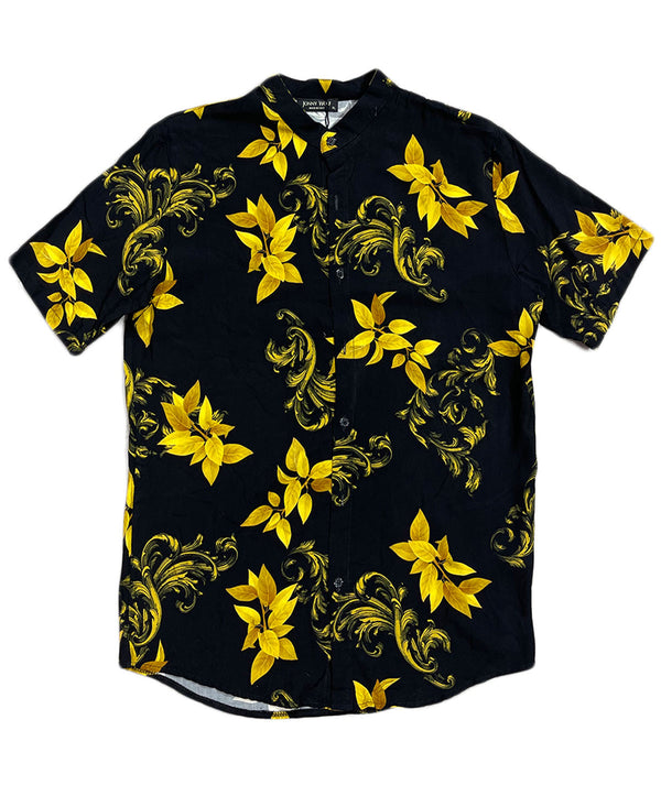 Ανδρικό κοντομάνικο πουκάμισο Floral "JONNY WOLF" (6813324214436)