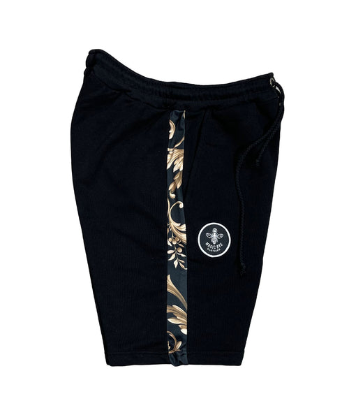 Ανδρική αθλητική βερμούδα Gold Floral Shorts "MAGIC BEE" (6627250438308)