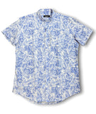 Ανδρικό κοντομάνικο πουκάμισο Μάο floral "HERC" (7650576466178)