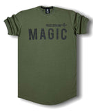 Ανδρικό T-Shirt MagicBee Curved Hem Glossy Logo Tee “MAGIC BEE” (7627467620610)