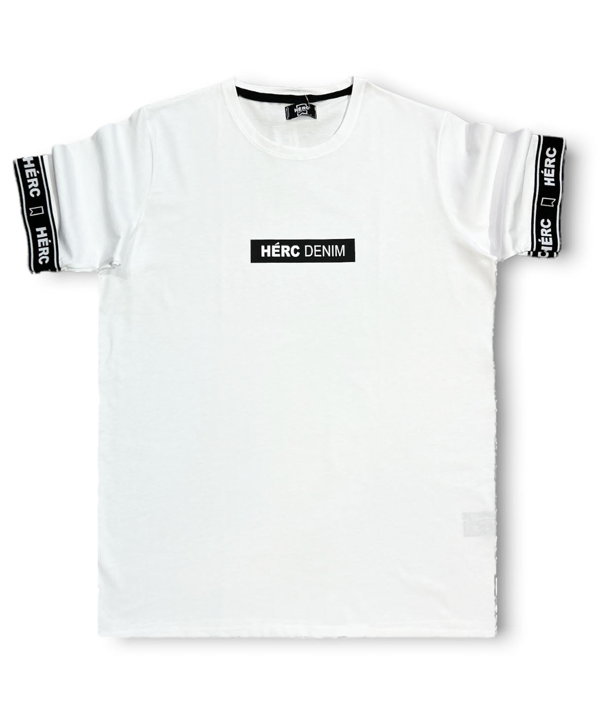 Ανδρικό T-Shirt Black & White Elastic Tee “HERC” (7628625084674)
