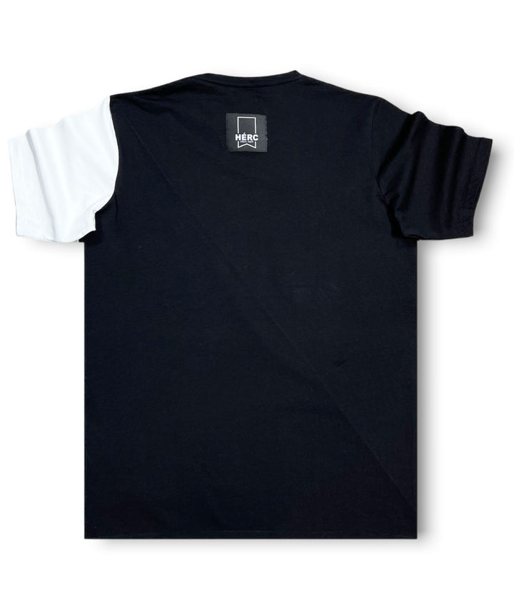 Ανδρικό T-Shirt Black & White “HERC” (7628697108738)
