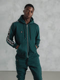 MAGICBEE ELASTIC TAPE JACKET - DARK GREEN (7818204872962)