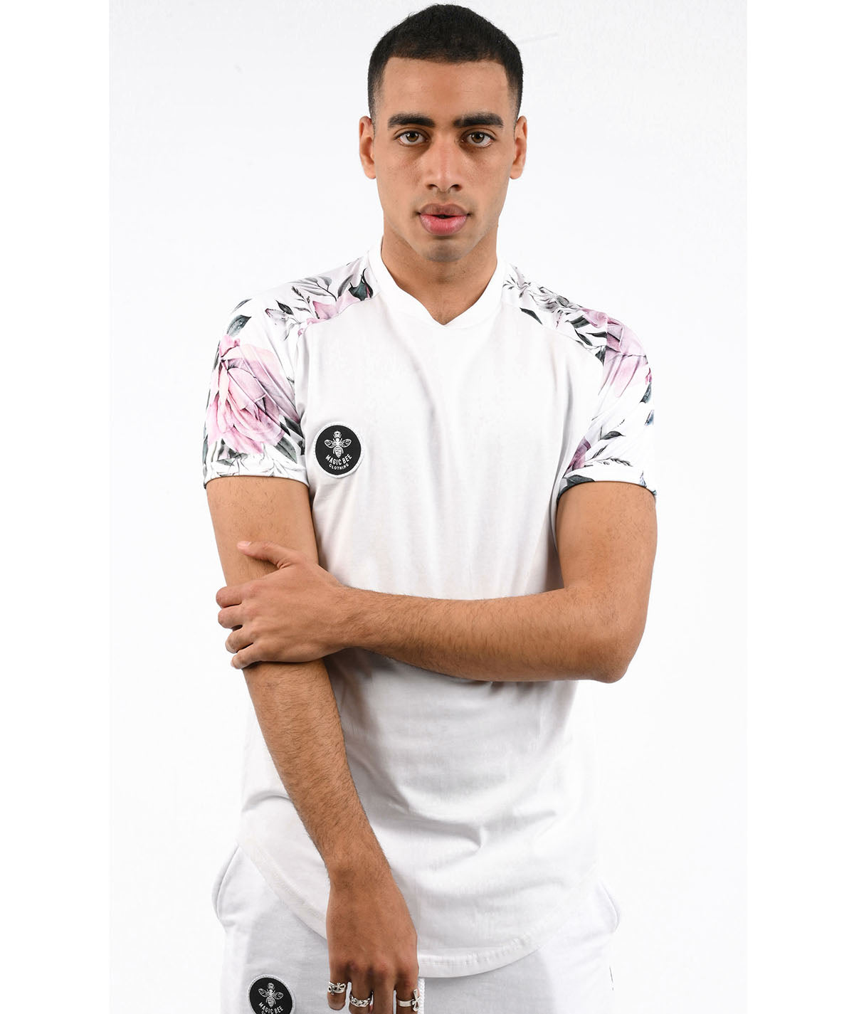 Ανδρικό t-shirt Raglan Floral “MAGIC BEE” (6622934991012)